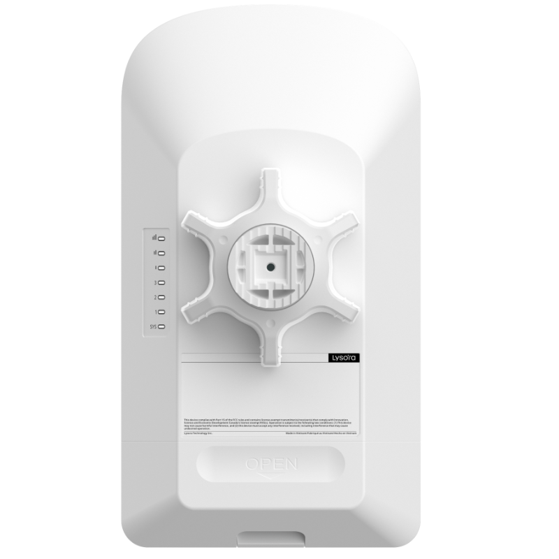 CPE5 : 5 GHz 867 Mbps Outdoor Wireless Bridge, 5 km Long-Range, 16 dBi Directional Antenna