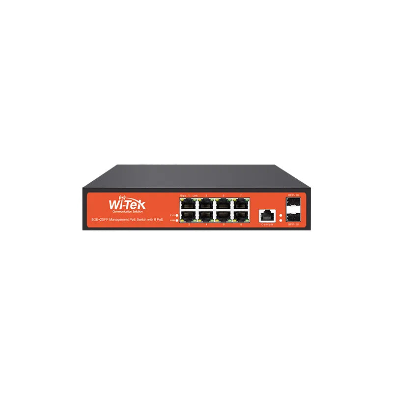 WI-PMS310GF-Alien : Alien Series 8-Port Smart PoE Managed Switch with 2 SFP Uplinks (150W)