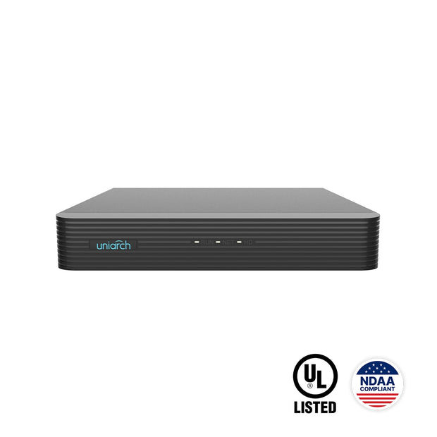 NVR-108E-P8 : 8-Channel 4K PoE Network Video Recorder, 1 SATA, NVR-E-P Series