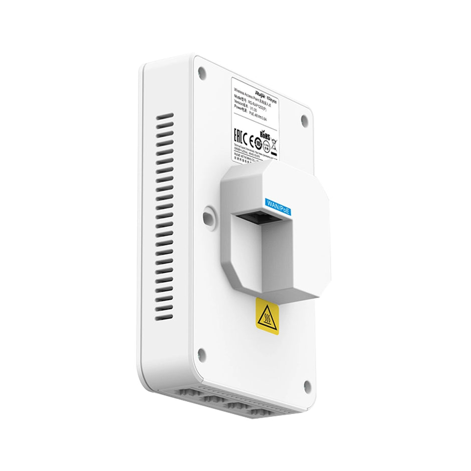 RG-RAP1200(P) : Reyee Wi-Fi 5 Wall-Mounted Access Point, 1267 Mbps, Dual-Band Gigabit