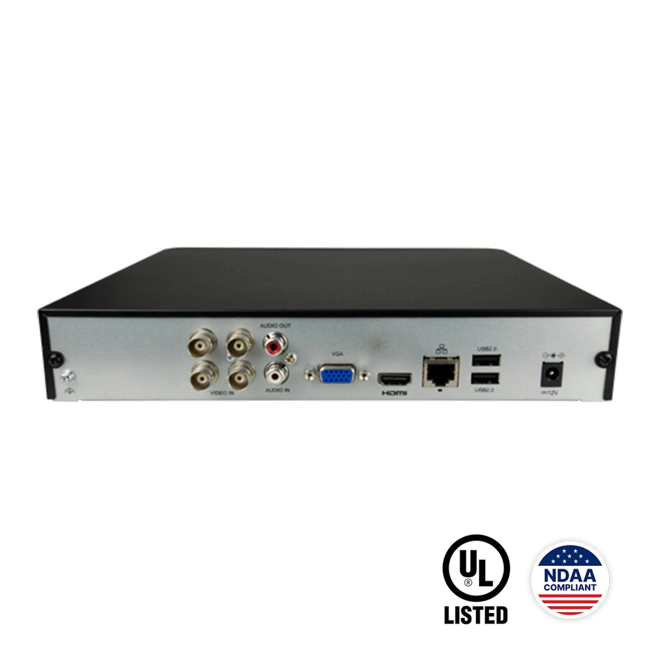 XVR-104G2 — 4-Channel 1-SATA Hybrid XVR Recorder