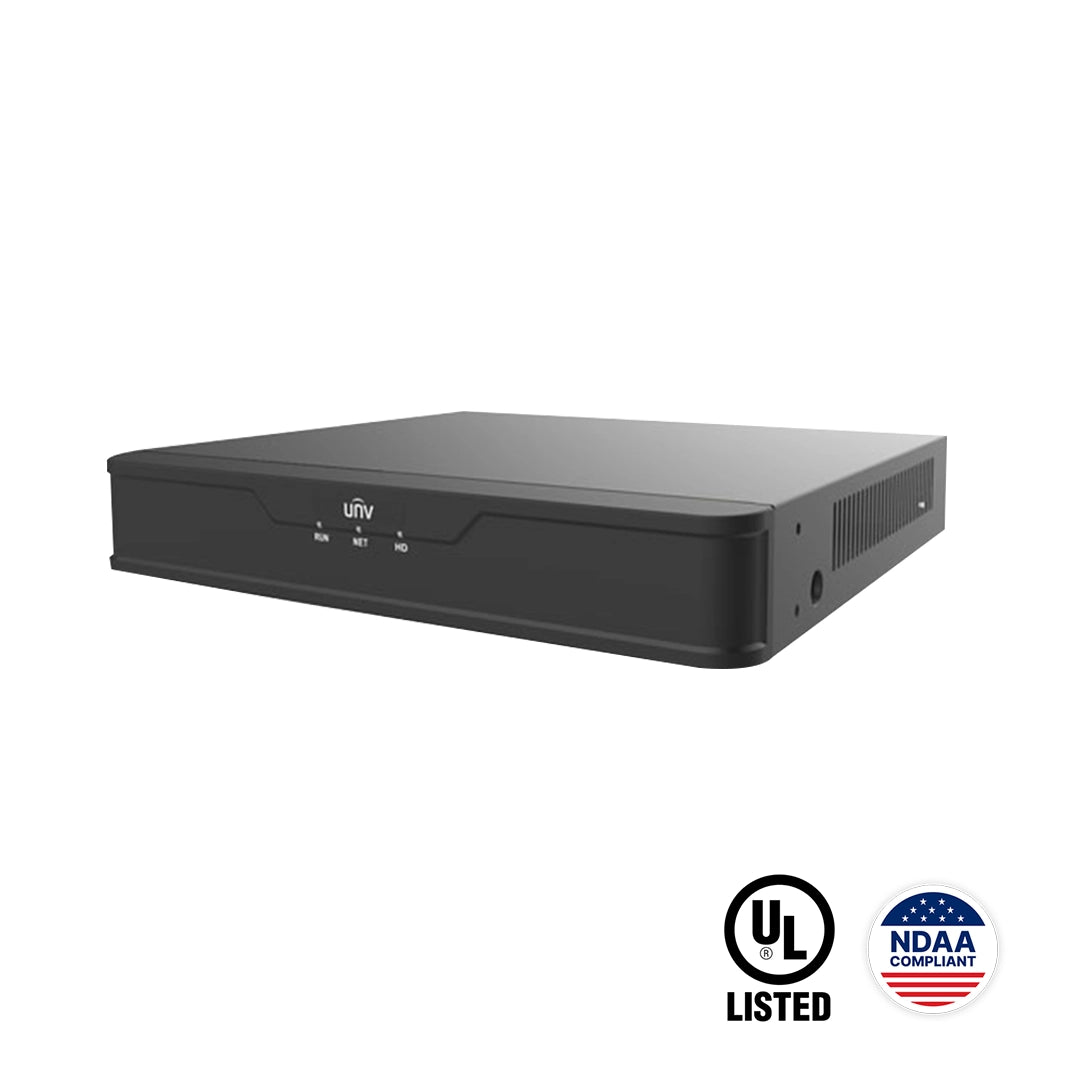 NVR301-08X-P8 – 8-Channel Professional PoE Network Video Recorder with 1 HDD Bay