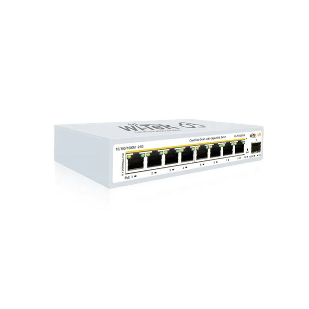 WI-PCES509GF : 8×2.5G PoE+ Multi-Gigabit Cloud Smart Switch with 10G SFP+ Uplink