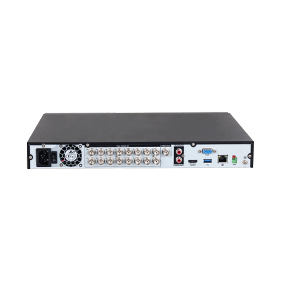 SCO-DXR6216-4K — 16-Channel Penta-brid 4K-N/5MP WizSense Digital Video Recorder (2 HDD Bays)