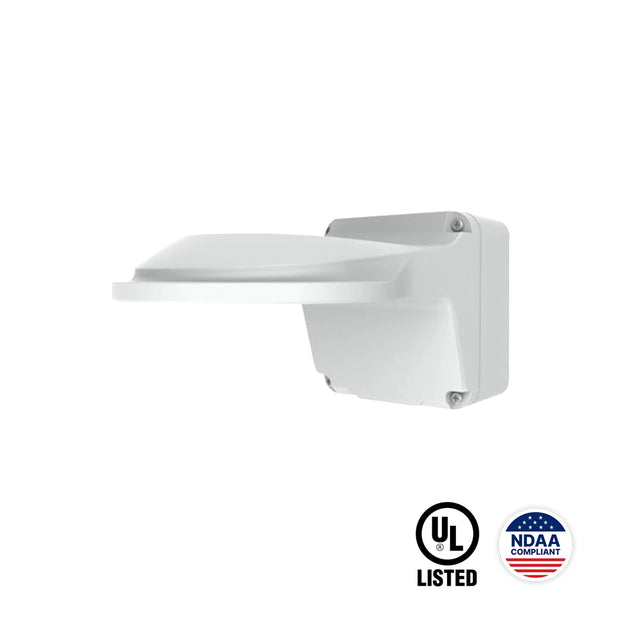 TR-JB07/WM03-F-IN : Fixed Dome Outdoor Wall Mount with Back Outlet