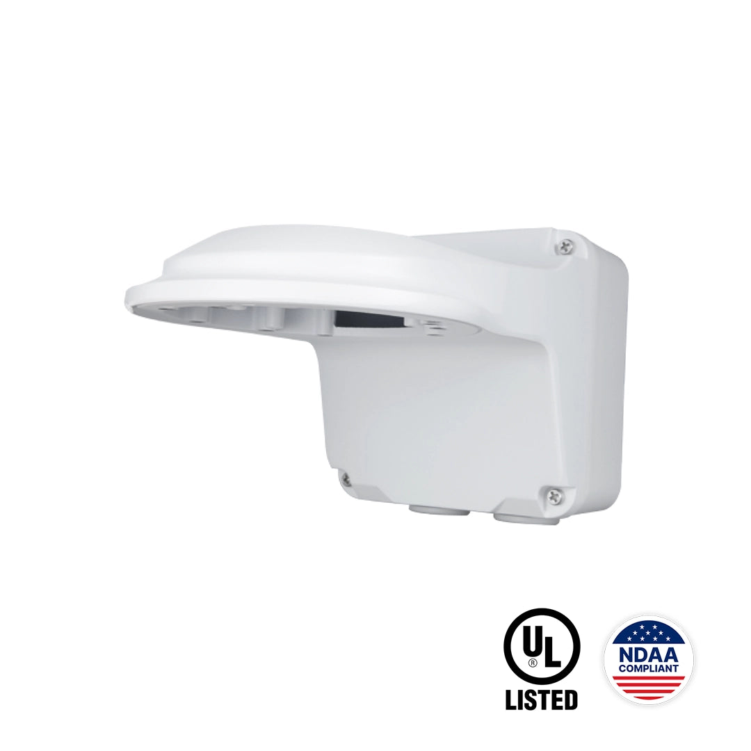 TR-JB07/WM03-F-IN : Fixed Dome Outdoor Wall Mount with Back Outlet