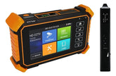 The OCB-IPC-1910 Plus CCTV Security Camera Tester, 8MP, CVI, TVI, AHD, Analog, POE, Digital Cable, UTP, IP Camera Test.