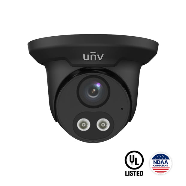 IPC3614LB-AF28K-DL-BK : 4MP ColorHunter Fixed Dual-Light Turret Network Camera