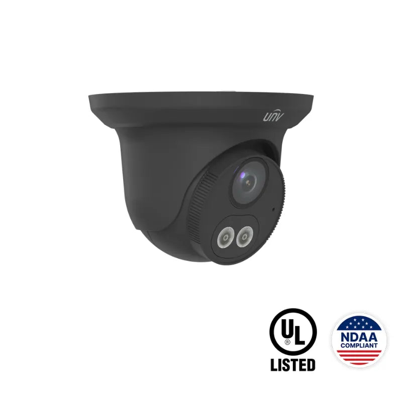 IPC3614LB-AF28K-DL-BK : 4MP ColorHunter Fixed Dual-Light Turret Network Camera