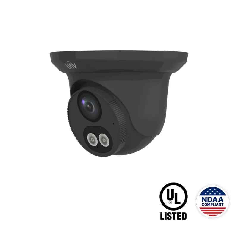 IPC3614LB-AF28K-DL-BK : 4MP ColorHunter Fixed Dual-Light Turret Network Camera