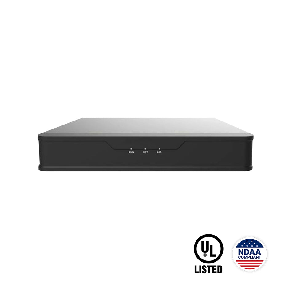 OCB-UNNVR402-08F2-P8 – 8-Channel Professional NVR with Ultra 265, 4K HDMI Output and Integrated 8-Port PoE