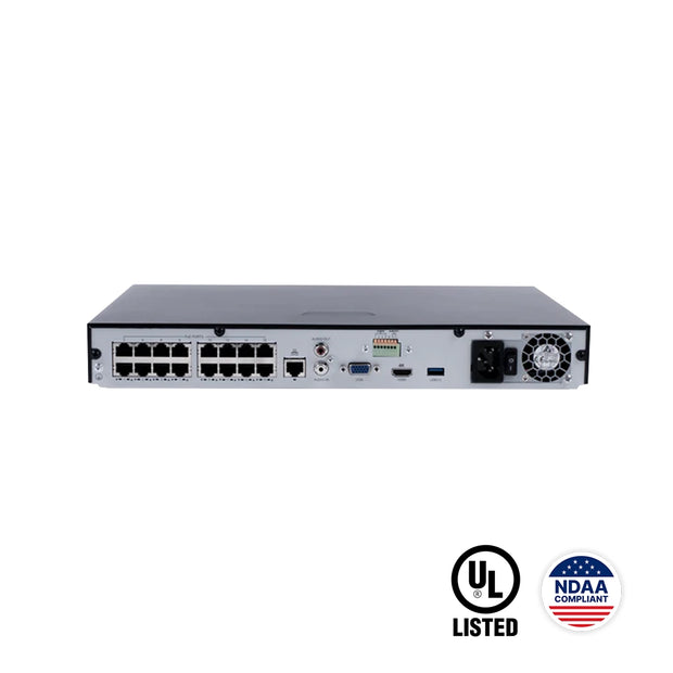 SCO-UNNVR404-32F2-P16 – 32 Channel 4K NVR with 4 HDD Bays.