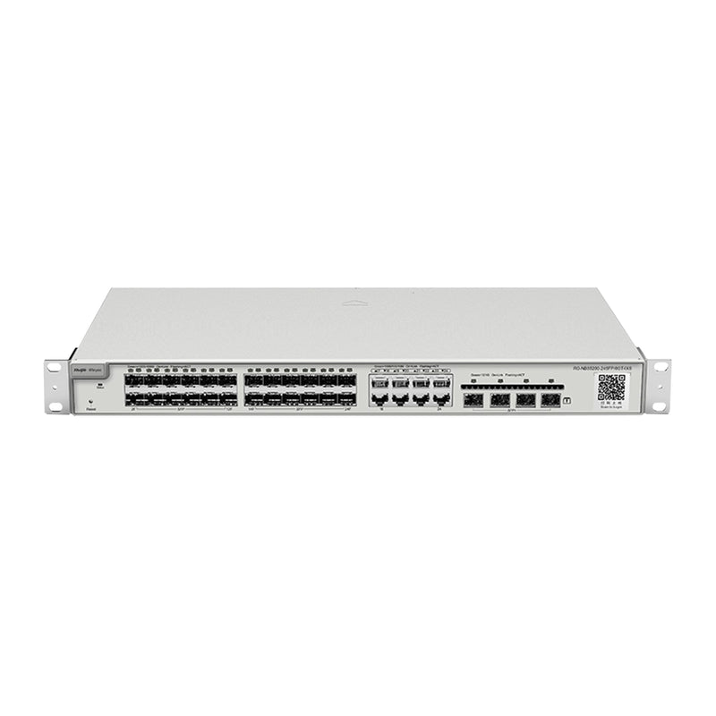 RG-NBS5200-24GT4XS : 24-Port Layer 3 Gigabit Cloud-Managed Switch with 10G Uplink