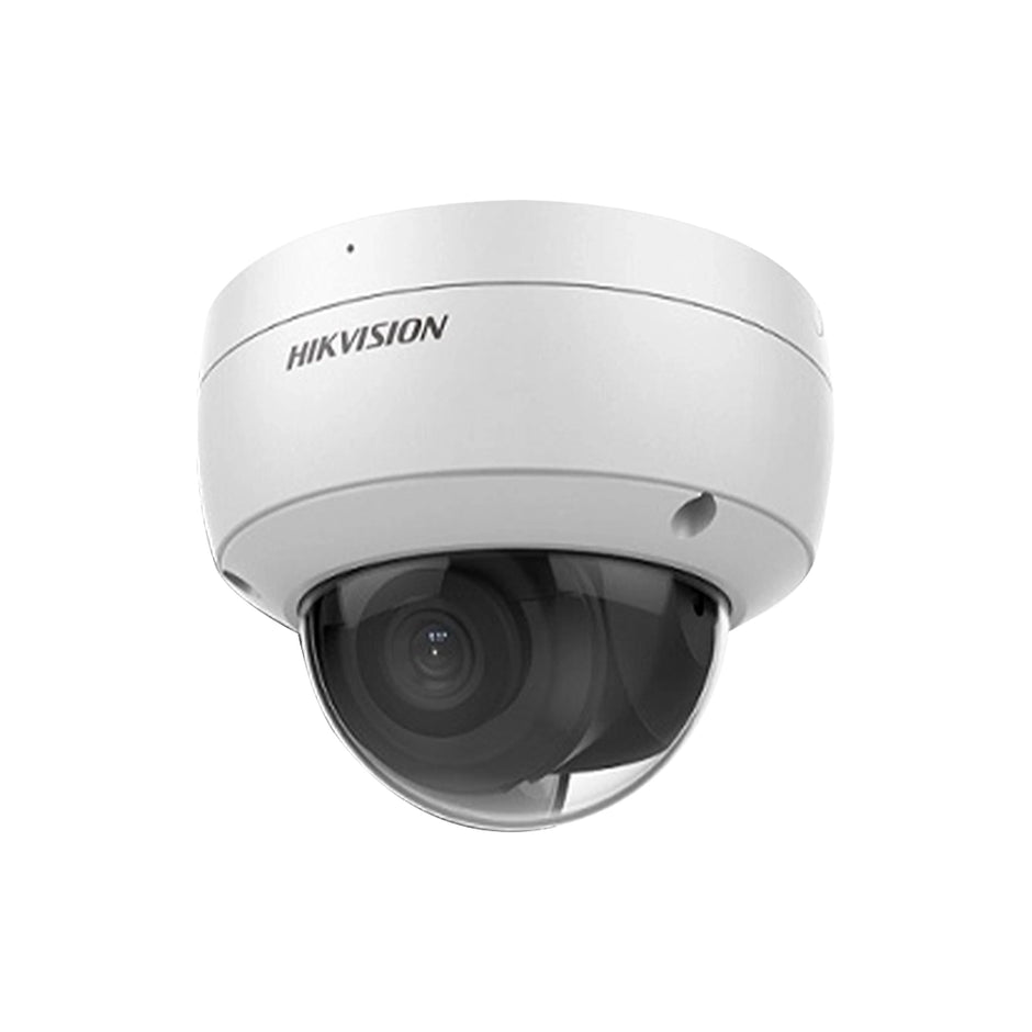 DS-2CD2123G2-IU:  2 MP AcuSense Built-in Mic Fixed Dome Network Camera.