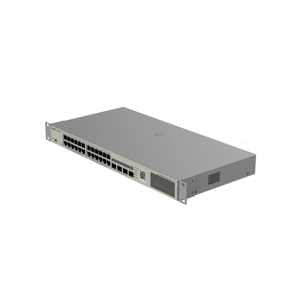 RG-NBS3100-24GT4SFP : 28-Port Gigabit Layer 2 Cloud Managed Non-PoE Switch