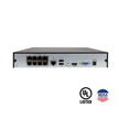 NVR-108E-P8 : 8-Channel 4K PoE Network Video Recorder, 1 SATA, NVR-E-P Series