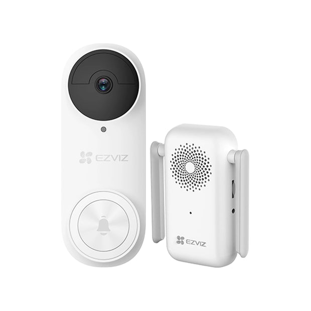 CS-DB2-A0-2C5WPBR : EZVIZ DB2-B Pro 2K⁺ Wire-Free Smart Video Doorbell with Chime