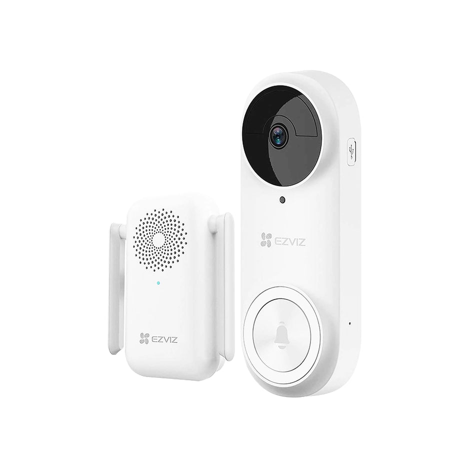 CS-DB2-A0-2C5WPBR : EZVIZ DB2-B Pro 2K⁺ Wire-Free Smart Video Doorbell with Chime