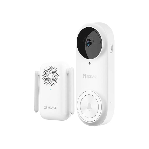 CS-DB2-A0-2C5WPBR : EZVIZ DB2-B Pro 2K⁺ Wire-Free Smart Video Doorbell with Chime