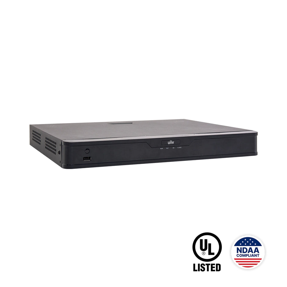 NVR302-08E-P8-B-NB – Professional 8-Channel 4K NVR with Dual SATA, 12MP Recording and Integrated PoE