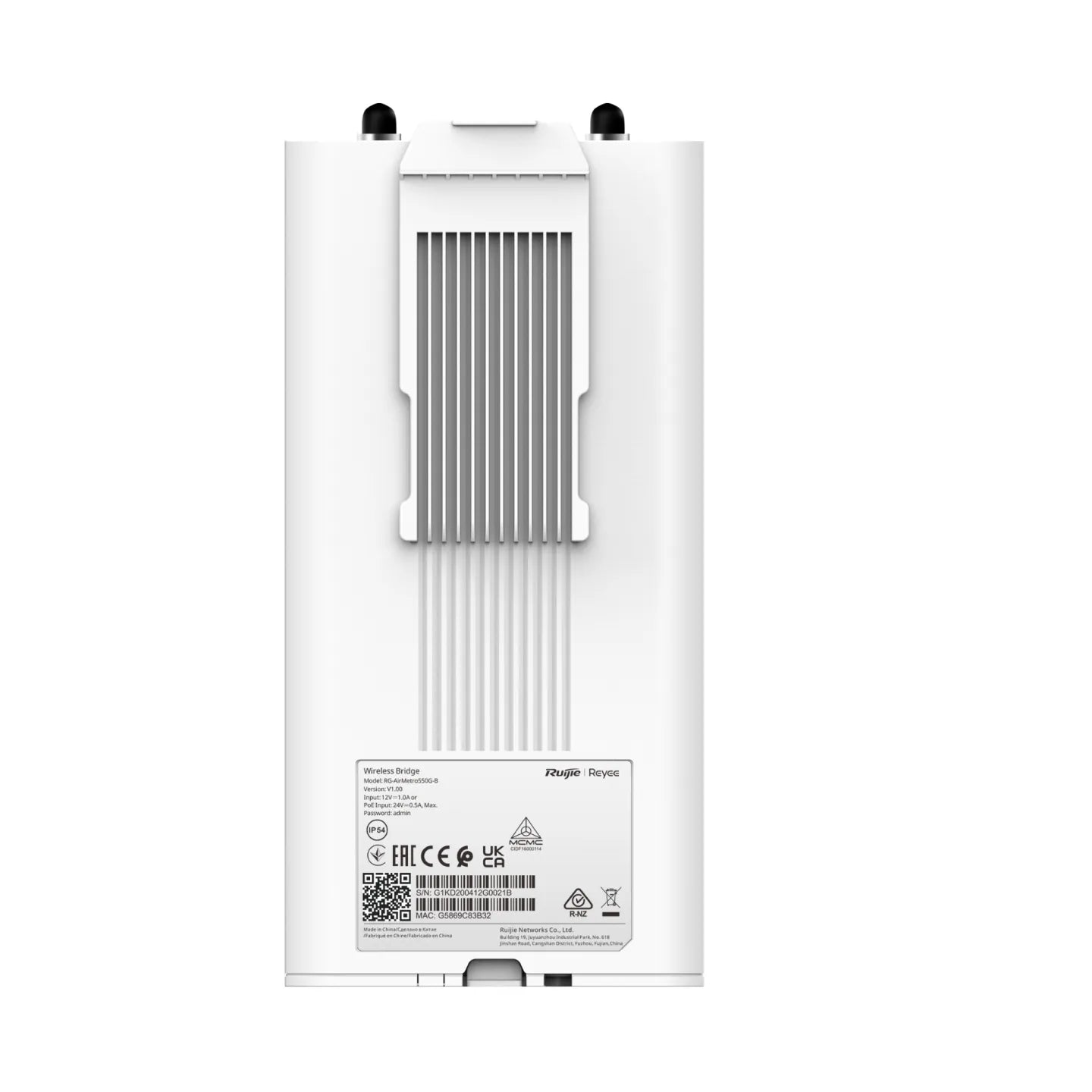RG-AirMetro550G-B : Ruijie RG-AirMetro Wireless Radio Link Base Station