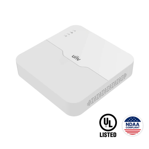 NVR301-04B-LP4-IQ : 4-Channel PoE Network Video Recorder (12MP Support)