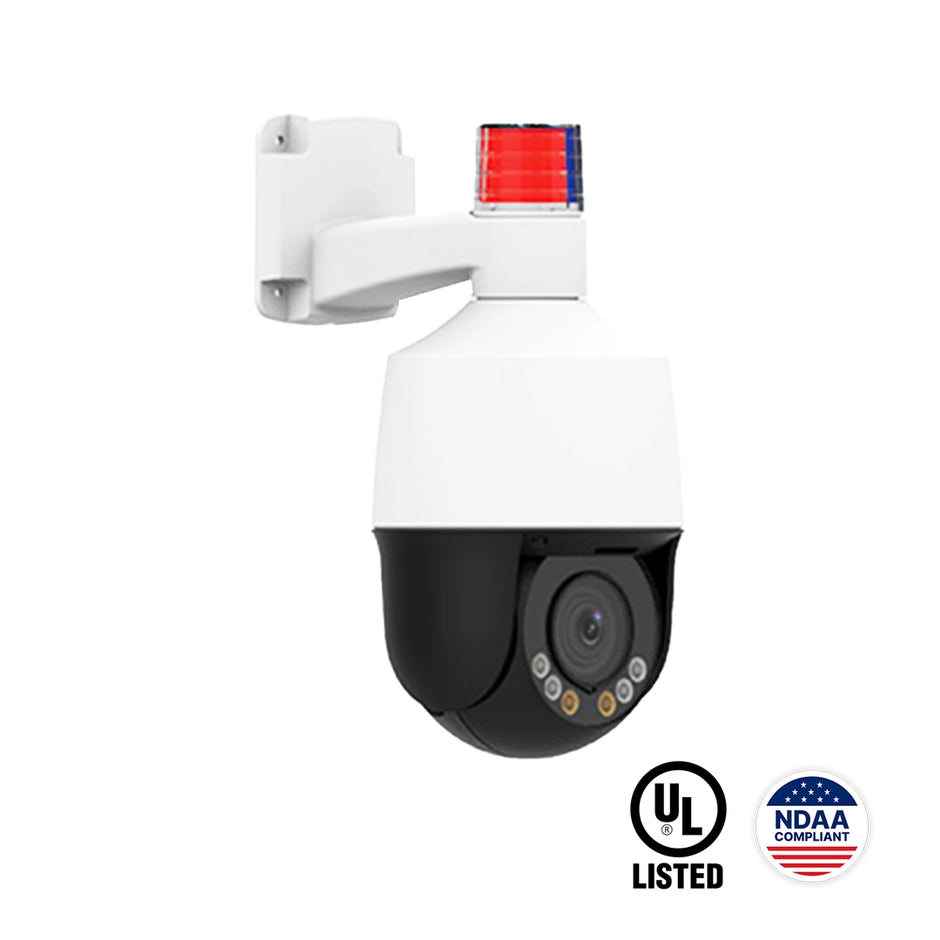IPC6312LFW-AX4C-VG : 2MP 4X ColorHunter Tri-Guard Dual-Light Network PTZ Camera