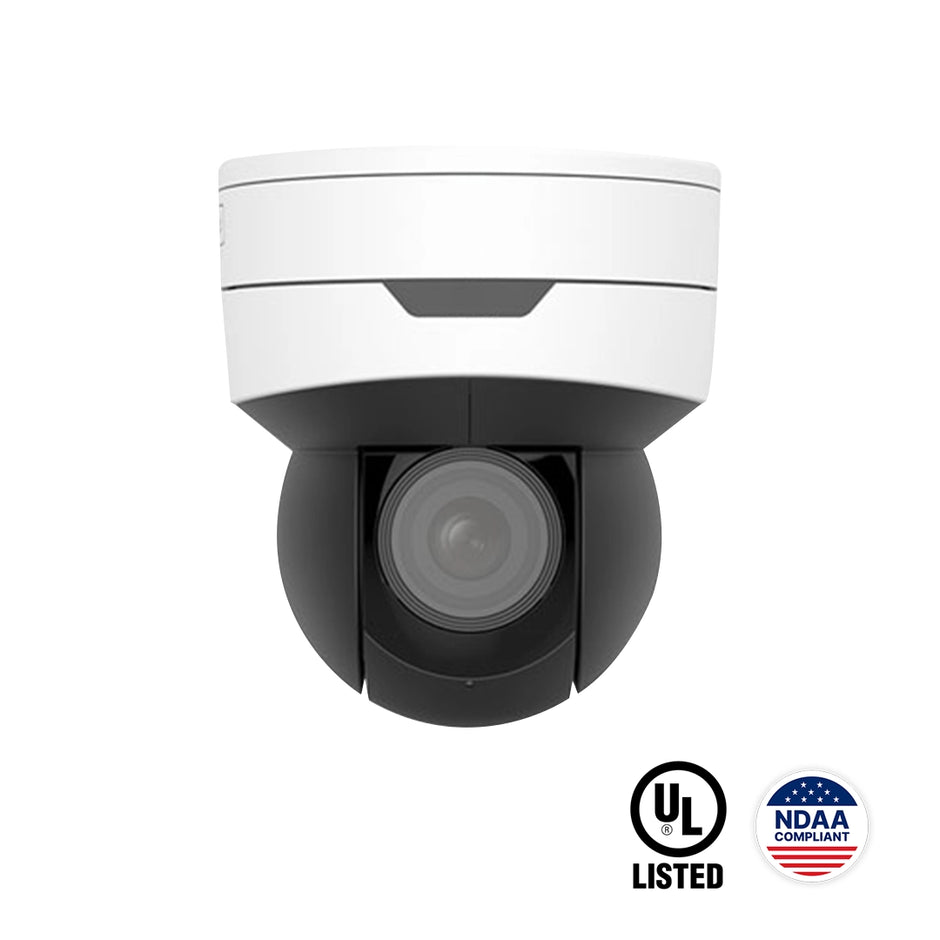 SC-6252W-5X-PTZ – 5MP PTZ IP Camera with 5× Optical Zoom, Two-Way Audio, Indoor Dome, White