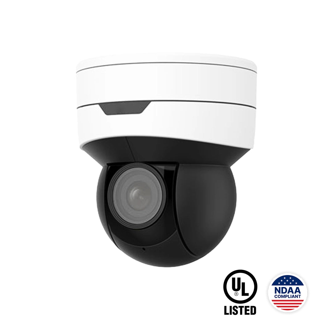 SC-6252W-5X-PTZ – 5MP PTZ IP Camera with 5× Optical Zoom, Two-Way Audio, Indoor Dome, White