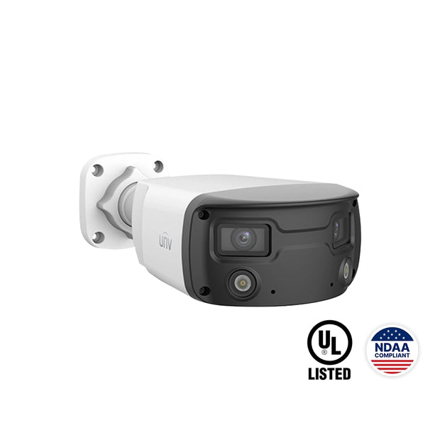 IPC2K24SE-ADF40KMC-WL-I0 : 4MP ColorHunter Wide-Angle Fixed Bullet Network Camera with Dual-Lens Splicing
