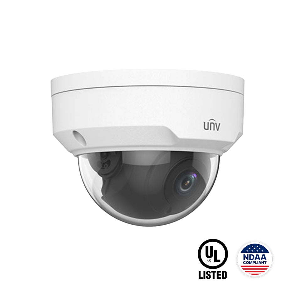 IPC328LR3-DVSPF28-F-NB — 4K Vandal-Resistant Network IR Fixed Dome Camera