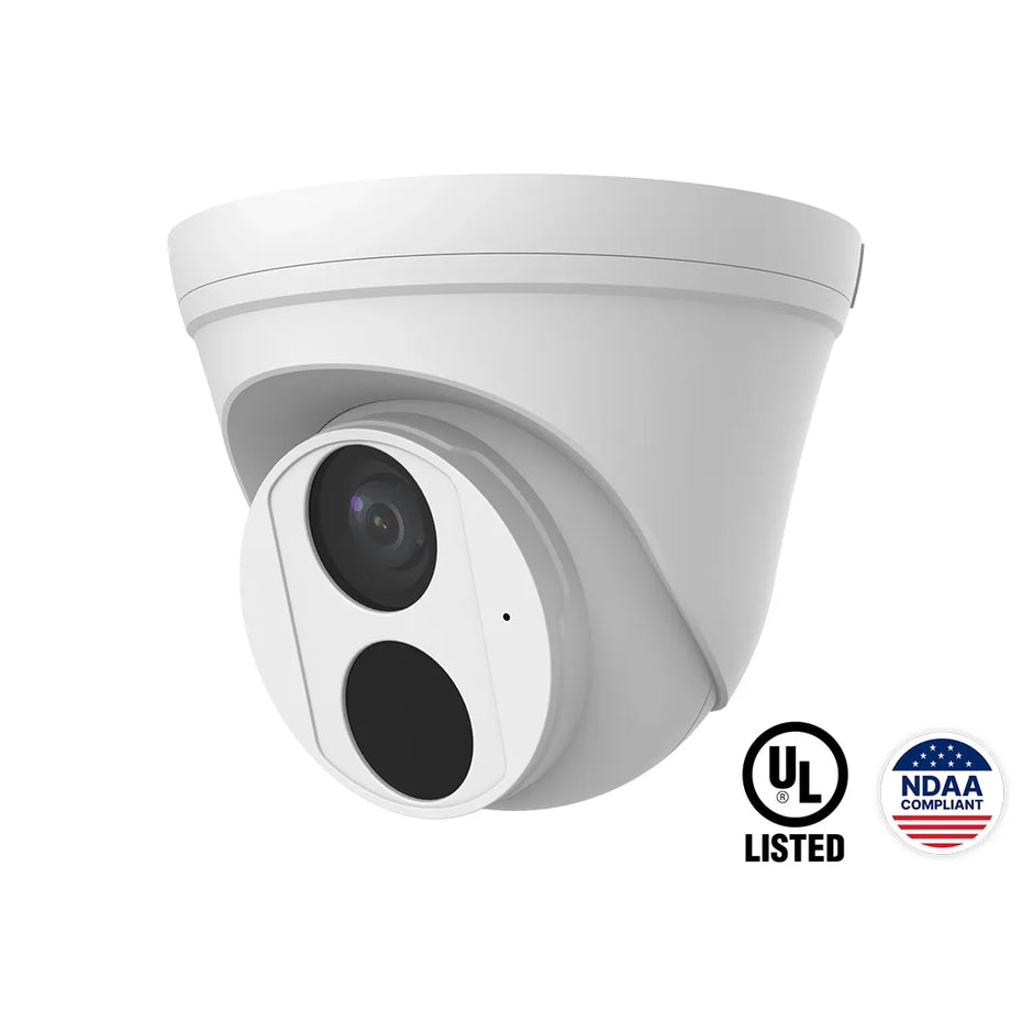 SC-3242-IGS-F28 : 4MP Vandal-Resistant IR Fixed Dome Network Camera with PoE