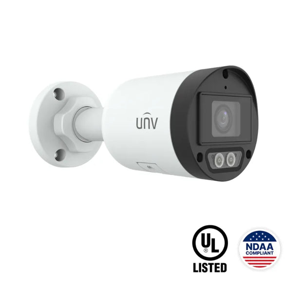 IPC2124LB-AF28K-DL : 4MP ColorHunter Mini Fixed Bullet Network Camera with Dual-Light