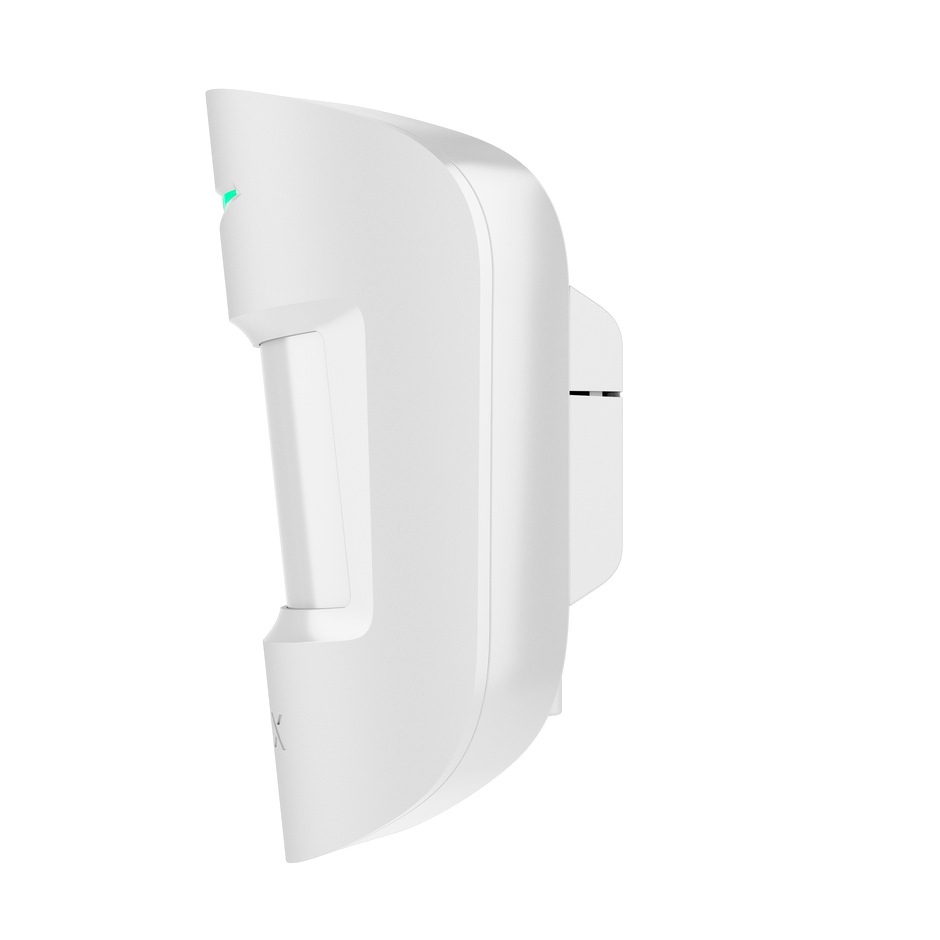 28267.06.WH3 : Ajax CombiProtect (9NA) White – Wireless PIR Motion & Glass Break Detector.