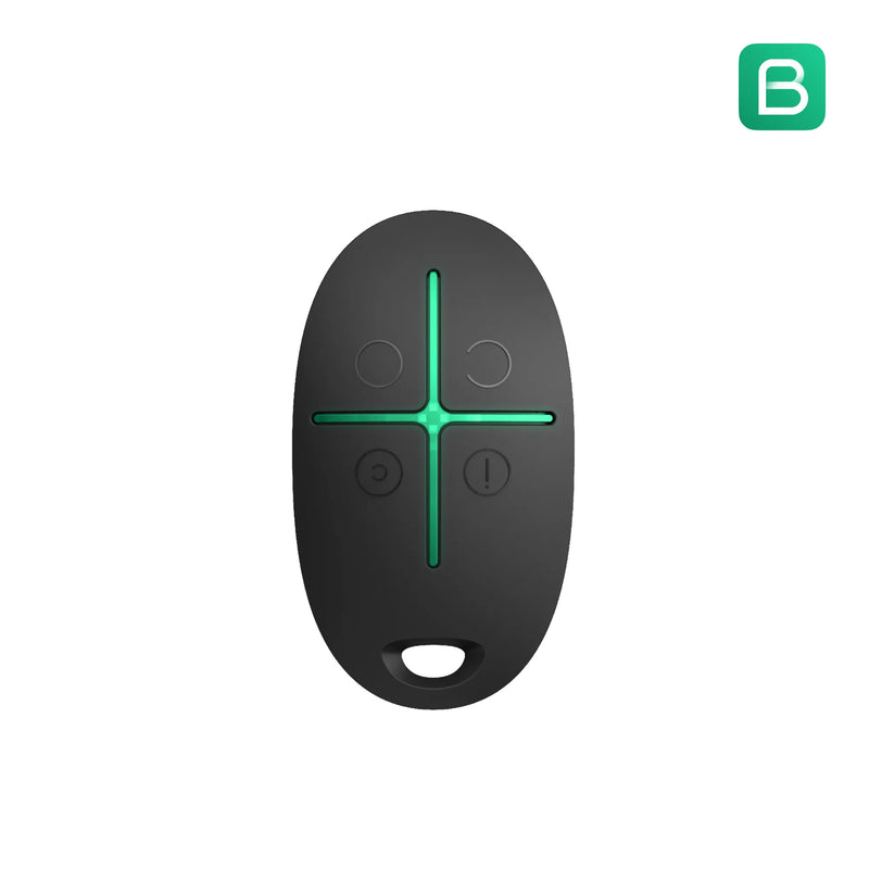 28312.04.BL3 : Ajax SpaceControl Jeweller: Wireless Key Fob with Panic and Security Mode Control