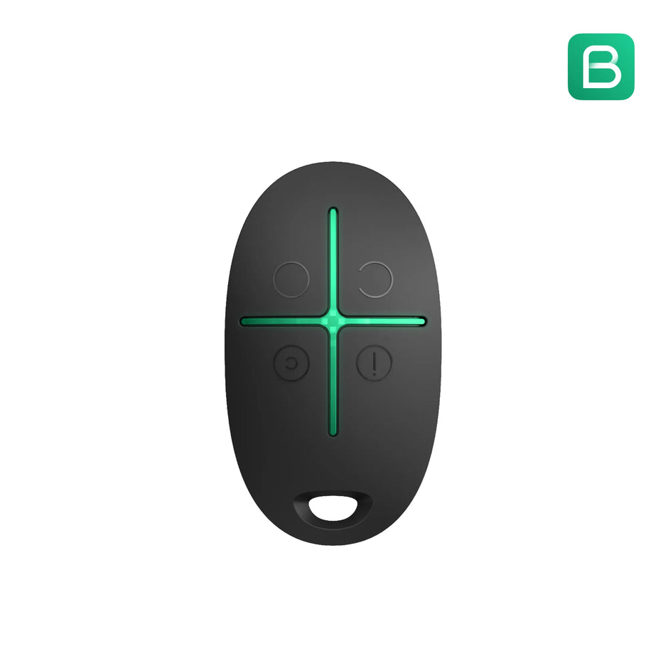 28312.04.BL3 : Ajax SpaceControl Jeweller: Wireless Key Fob with Panic and Security Mode Control