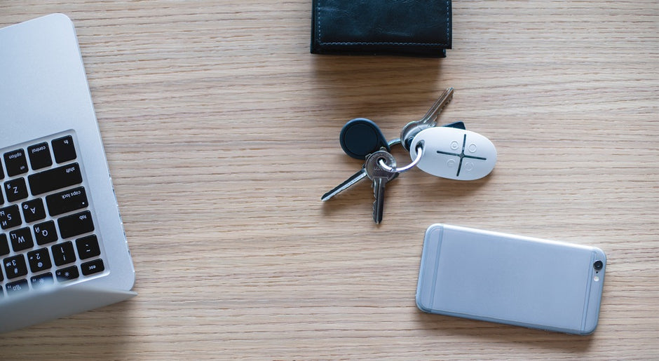 28313.04.WH3  Ajax SpaceControl Jeweller: Wireless Key Fob with Panic and Security Mode Control