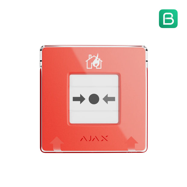 76382.171.NC1 : Ajax ManualCallPoint (Red) Jeweller: Wireless Fire Emergency Button