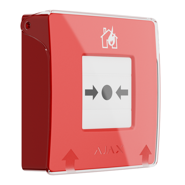 76382.171.NC1 : Ajax ManualCallPoint (Red) Jeweller: Wireless Fire Emergency Button