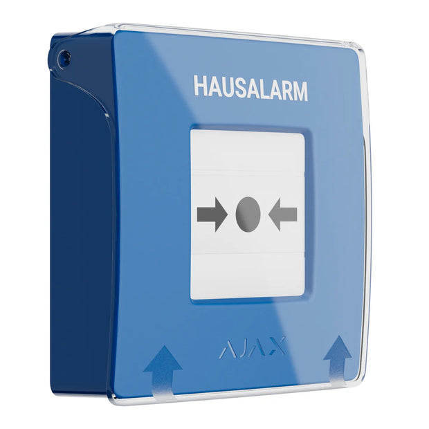 84236.171.NC3 : Ajax ManualCallPoint (Blue) Jeweller: Wireless Resettable Emergency Button