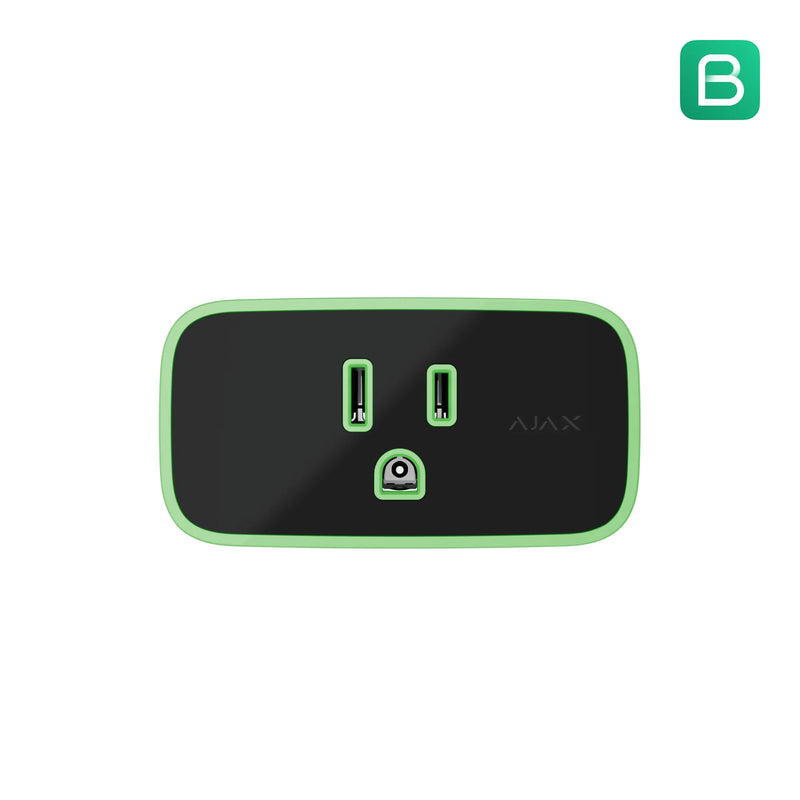84771.34.BL3 : Smart Power Plug with Load Monitoring (Black)