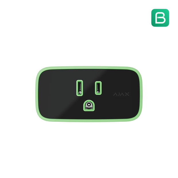 84771.34.BL3 : Smart Power Plug with Load Monitoring (Black)