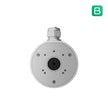 88881.234.WH : Ajax JunctionBox (118×59) Waterproof Mounting Box for IP Cameras