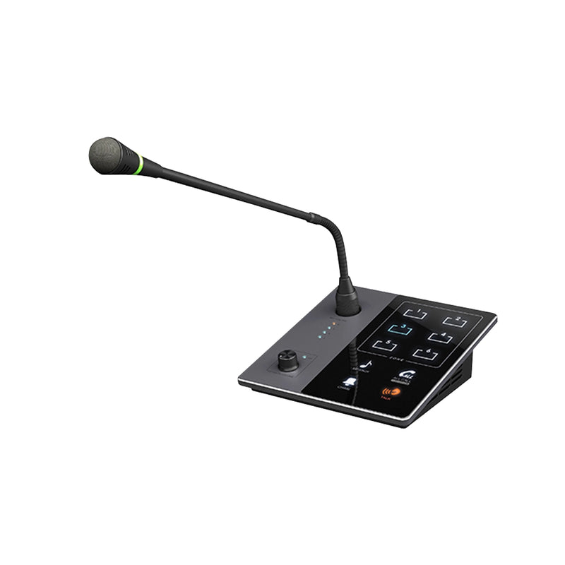DMA20 : 6-Zone Remote Paging Microphone for DMA Series Amplifiers