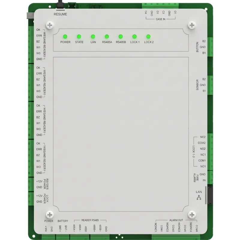 ACC22, 2-Door Access Controller, Web Management & OSDP/Wiegand Support
