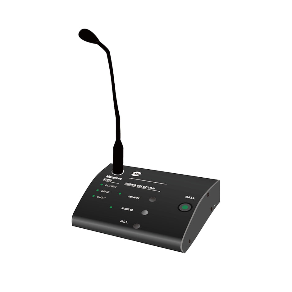 PA-2500RM : 2 Zone Remote Paging Microphone for PA-2500 Series Amplifiers