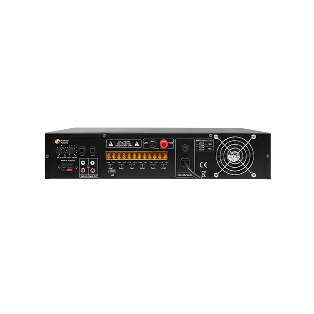 MP2745 : Integrated Mixer Amplifier 450W (6 Zones, Bluetooth, USB, FM)
