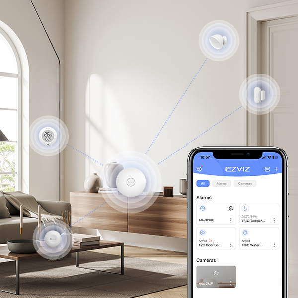 CS-A3-A0-W (A3-R200) EZVIZ Matter & HomeKit Reminder Smart Home Gateway