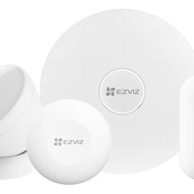 CS-B1-A0-A34 : EZVIZ 4-Piece Smart Home Sensor Kit with A3 Gateway