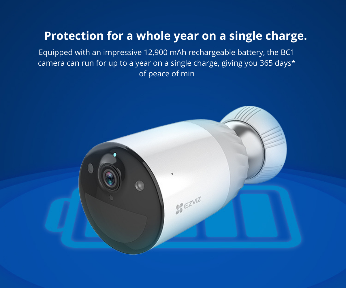 CS-BC1-B2-B0 : Wire-Free 4K Ultra HD Outdoor Smart Security Camera